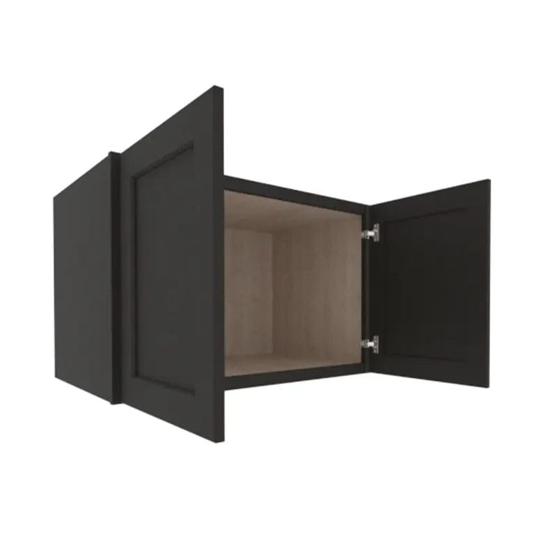 Refined Modern Slate Shaker Wall Cabinet with 2 Doors