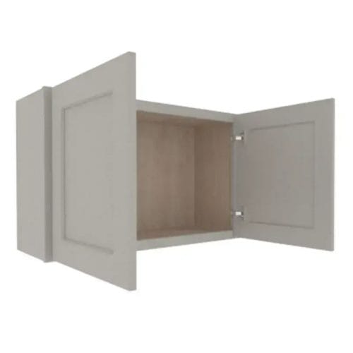 Prestigious Grey Shaker Wall Cabinet with 2 Doors