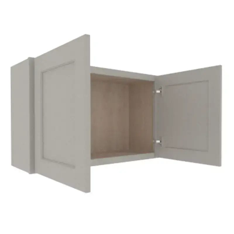 Prestigious Grey Shaker Wall Cabinet with 2 Doors