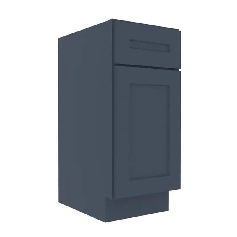 Imperial Midnight Blue Shaker Vanity Sink Base Cabinet with 1 Door
