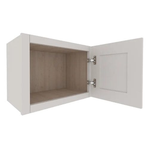 Serene Dove White Shaker Wall Cabinet with 1 Door