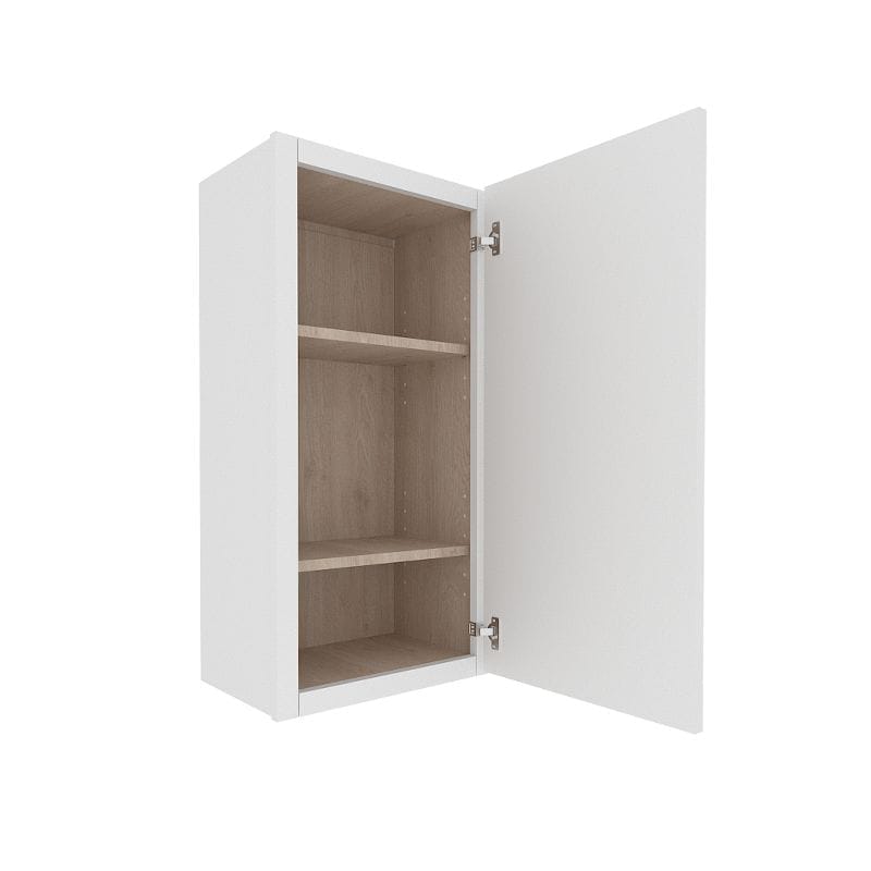 Ethereal White Micro Shaker Wall Cabinet with 1 Door