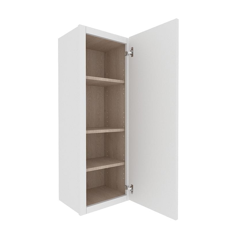 Ethereal White Micro Shaker Wall Cabinet with 1 Door
