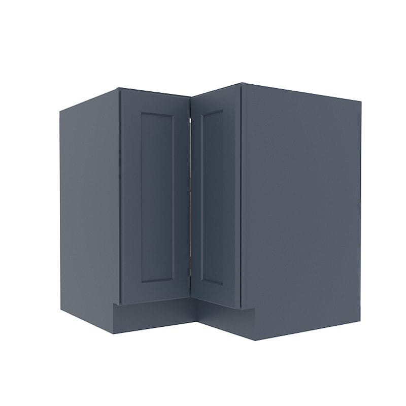 Imperial Midnight Blue Shaker Base Lazy Susan Cabinet