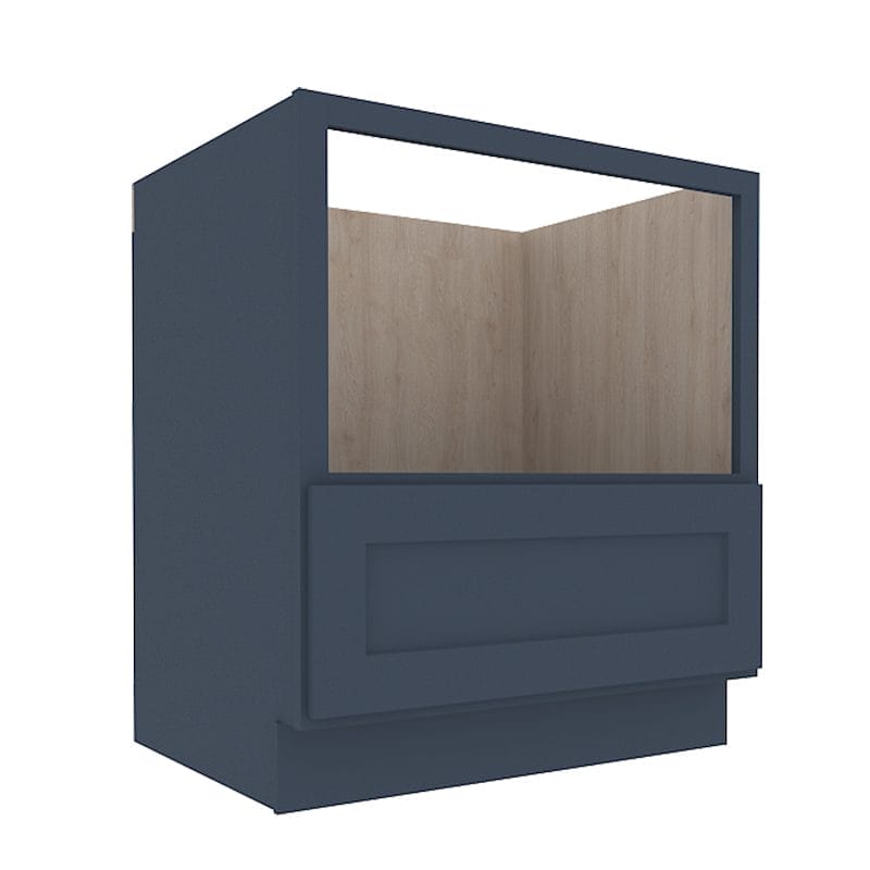 Imperial Midnight Blue Shaker Base Microwave Cabinet