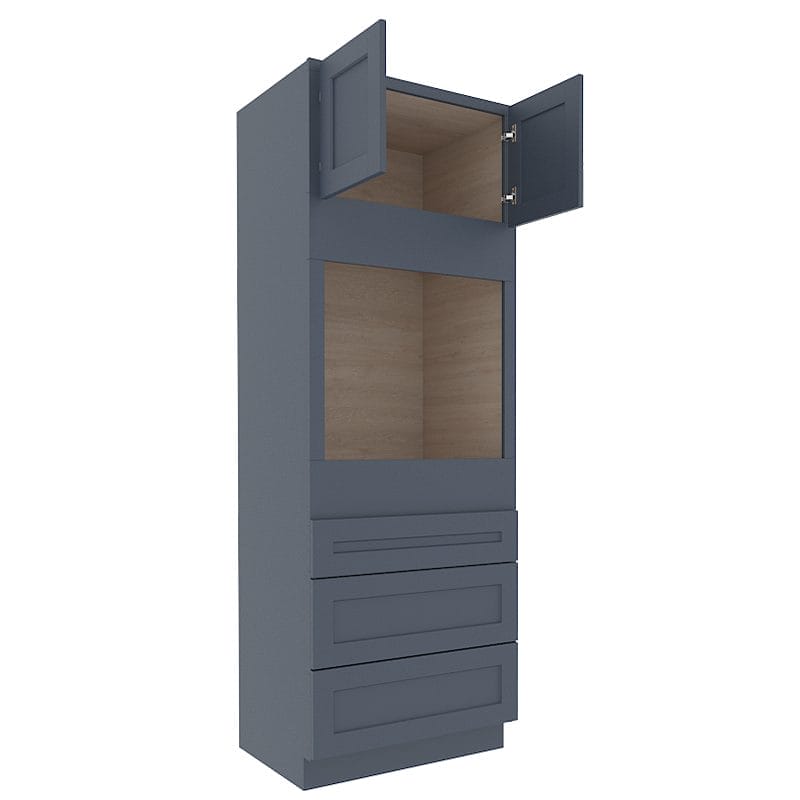 Imperial Midnight Blue Shaker Tall Oven Cabinet
