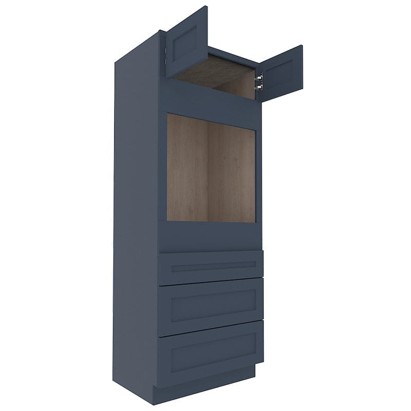 Imperial Midnight Blue Shaker Tall Oven Cabinet
