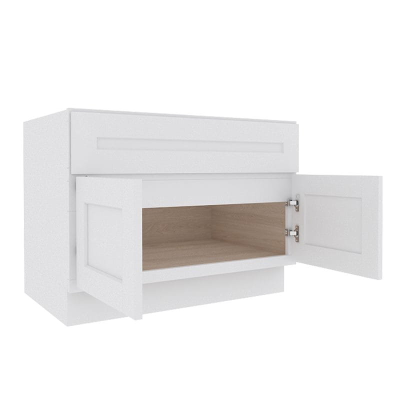 Opulent White Shaker Sink Base Cabinet