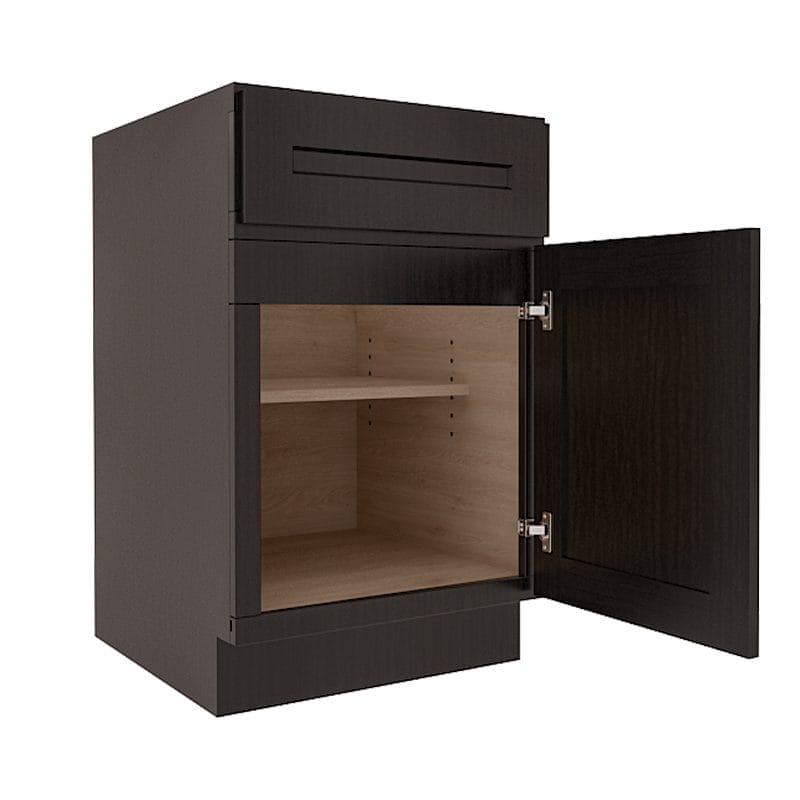 Refined Modern Slate Shaker Base Cabinet with 1 Door