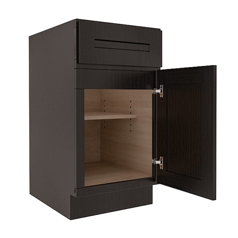 Refined Modern Slate Shaker Base Cabinet with 1 Door
