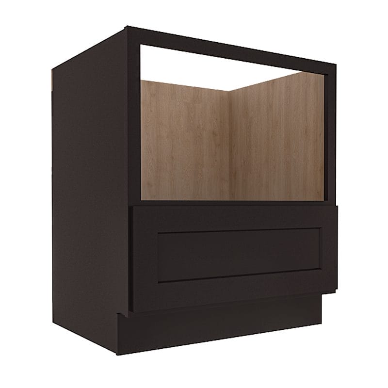 Refined Modern Slate Shaker Base Microwave Cabinet