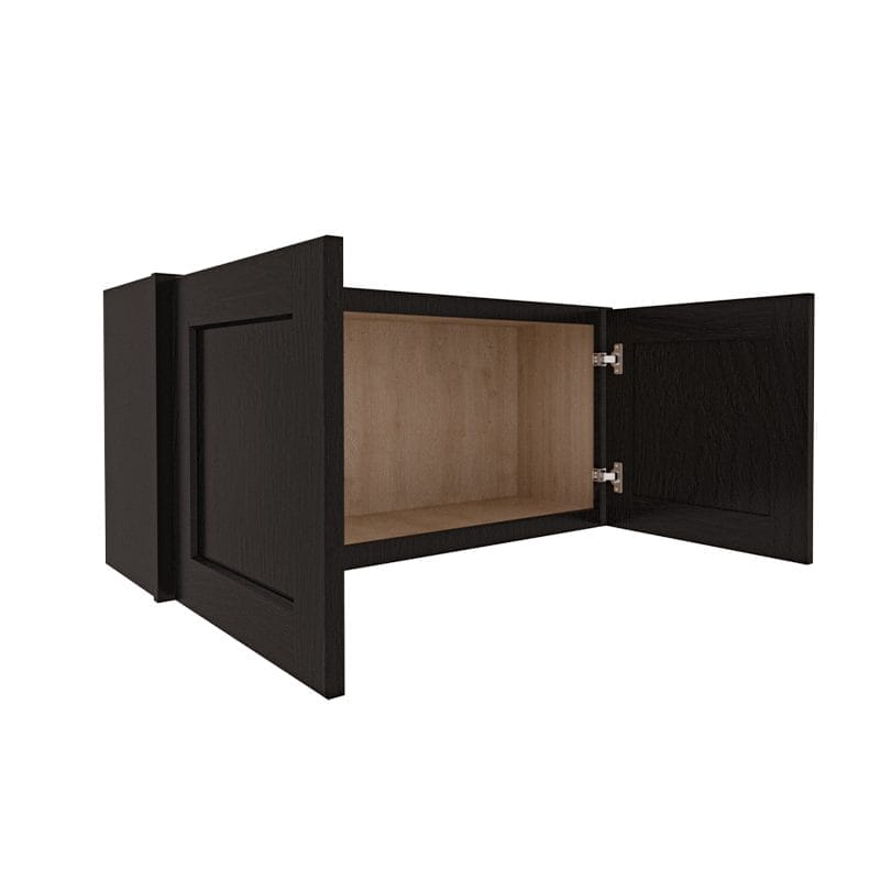Refined Modern Slate Shaker Wall Cabinet with 2 Doors