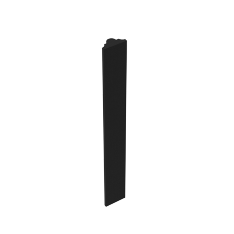 sovereign onyx black shaker scribe molding