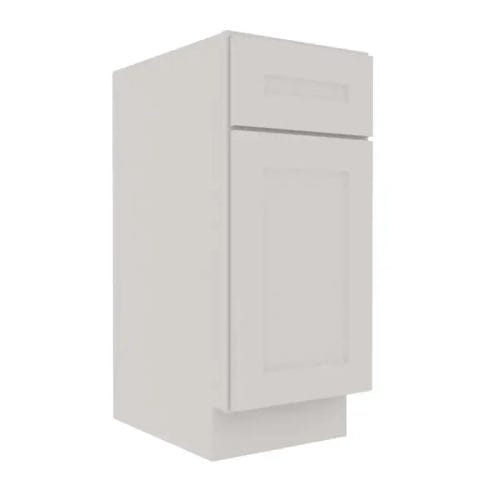 Serene Dove White Shaker Vanity Sink Base Cabinet with 1 Door