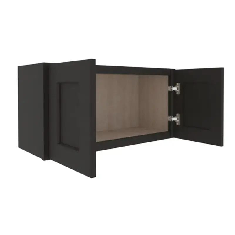 Refined Modern Slate Shaker Wall Cabinet with 2 Doors