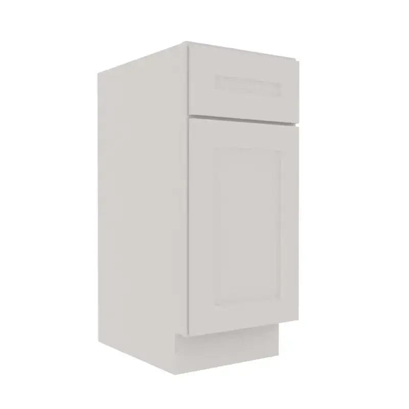 Serene Dove White Shaker Vanity Sink Base Cabinet with 1 Door