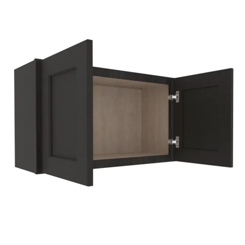 Refined Modern Slate Shaker Wall Cabinet with 2 Doors