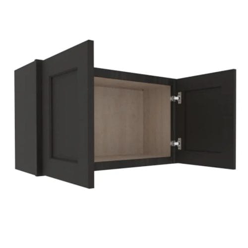 Refined Modern Slate Shaker Wall Cabinet with 2 Doors