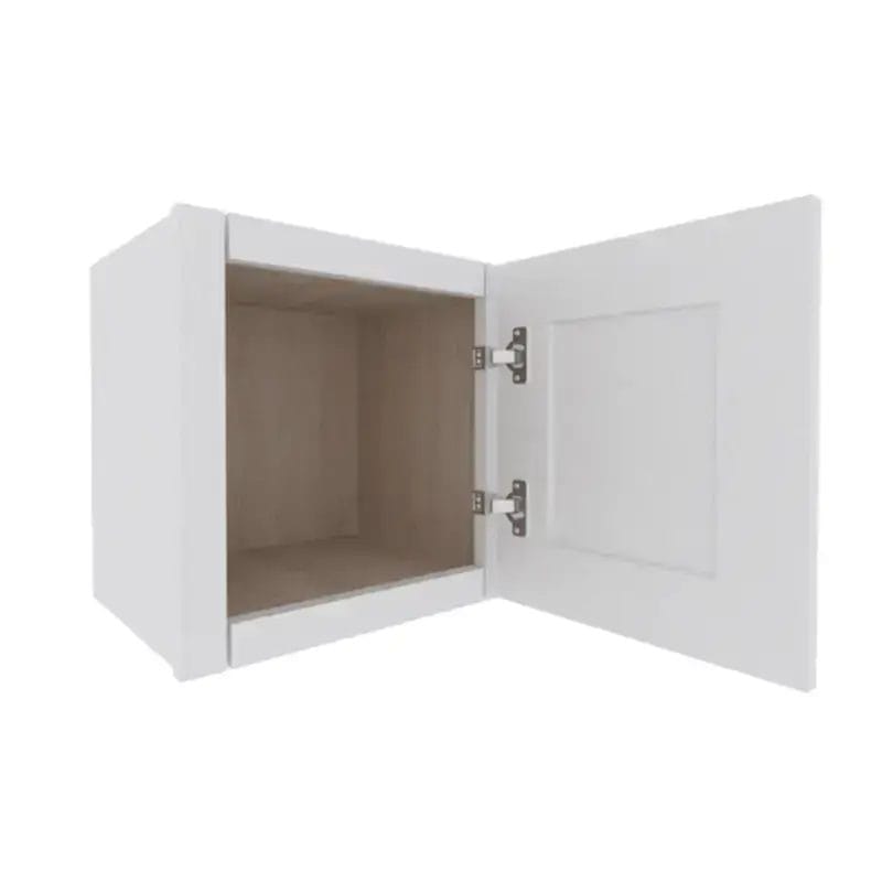 Opulent White Shaker Wall Cabinet with 1 Door