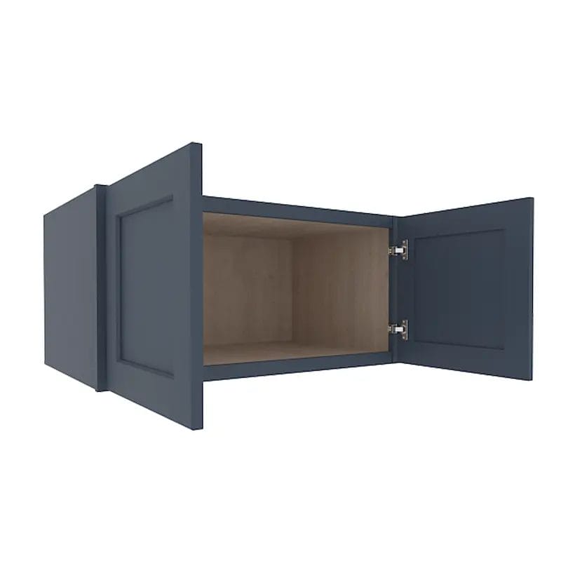 Imperial Midnight Blue Shaker Wall Cabinet with 2 Doors