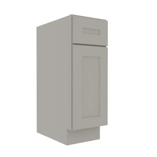 Prestigious Grey Shaker Vanity Sink Base Cabinet with 1 Door