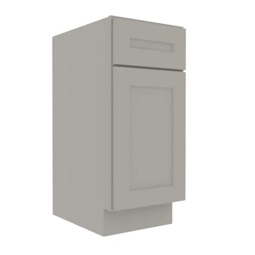Prestigious Grey Shaker Vanity Sink Base Cabinet with 1 Door