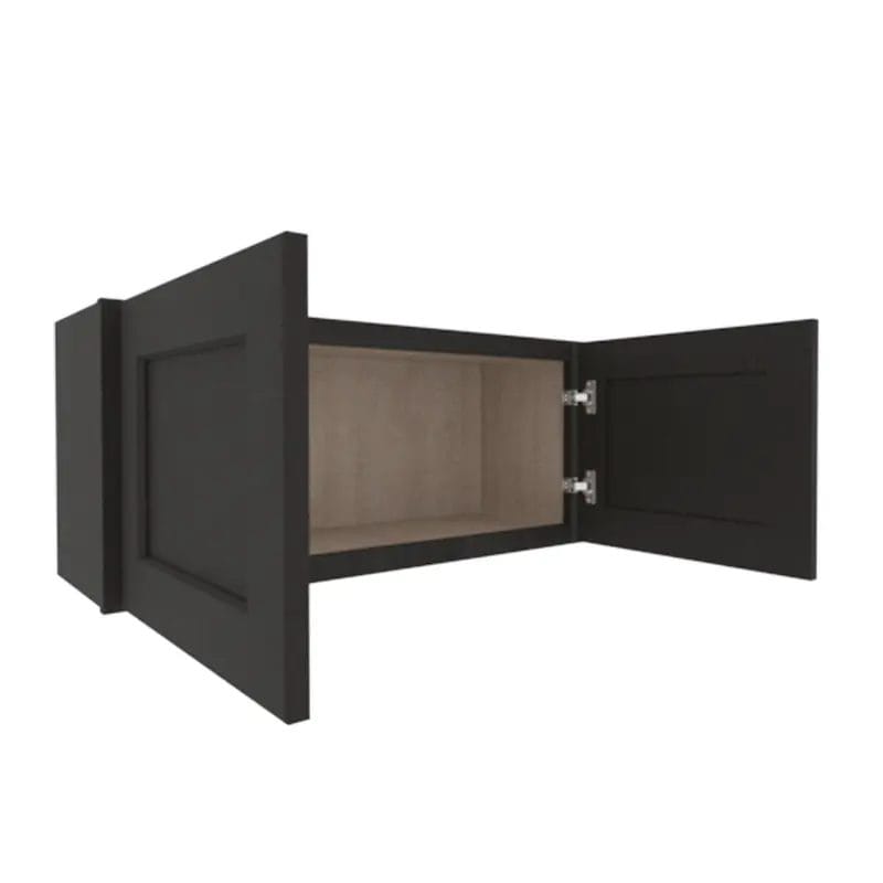 Refined Modern Slate Shaker Wall Cabinet with 2 Doors