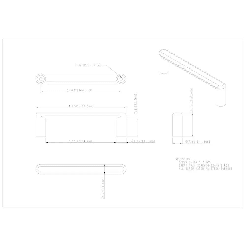 7-1/2″ Cabinet Pull