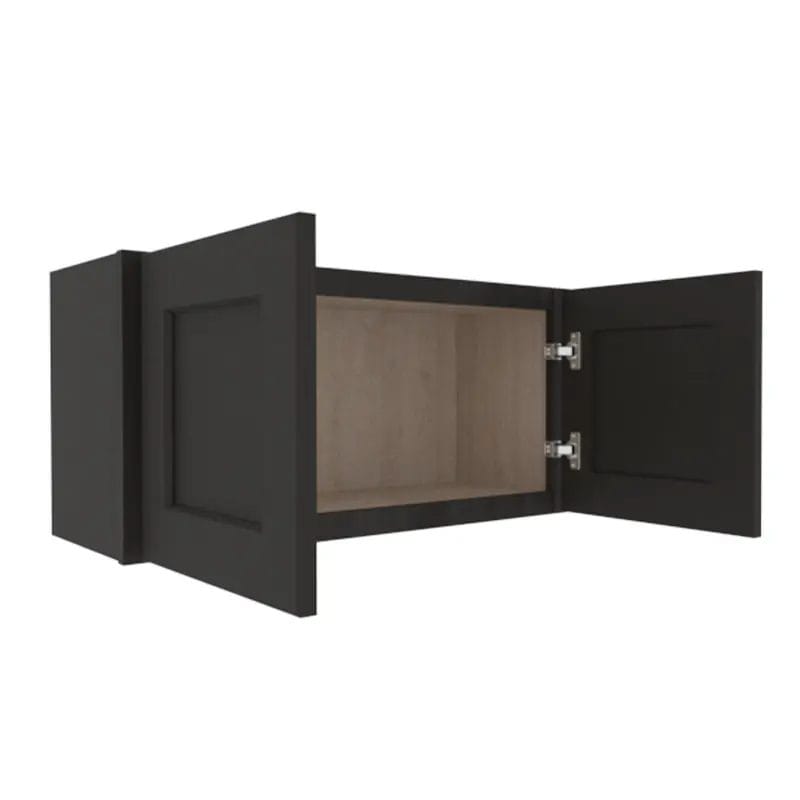 Refined Modern Slate Shaker Wall Cabinet with 2 Doors
