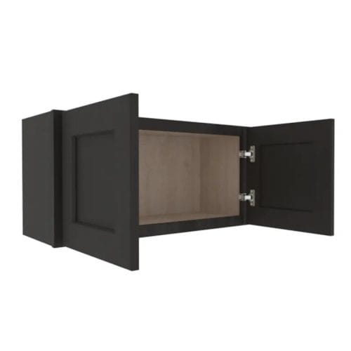 Refined Modern Slate Shaker Wall Cabinet with 2 Doors