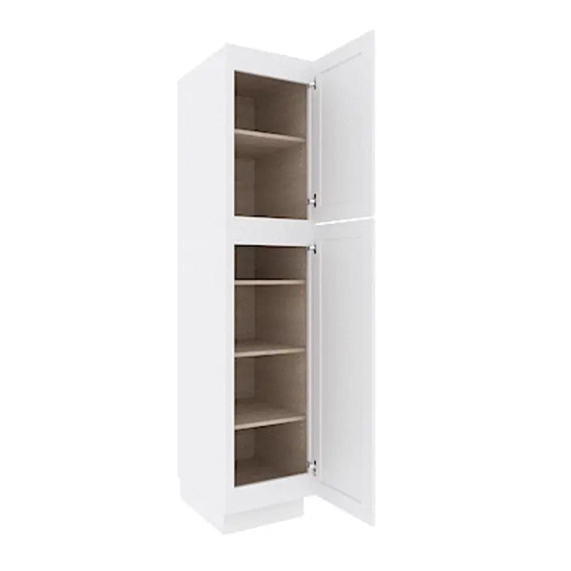 Opulent White Shaker Tall Pantry Cabinet with 2 Doors