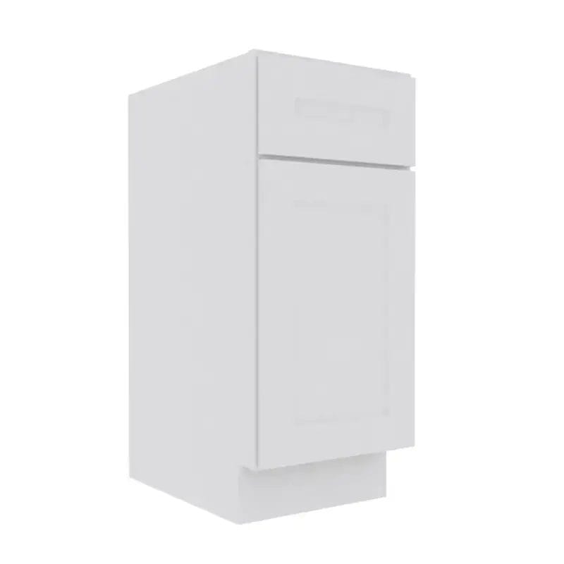 Opulent White Shaker Vanity Sink Base Cabinet with 1 Door