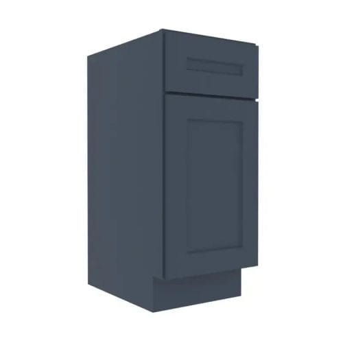 Imperial Midnight Blue Shaker Vanity Sink Base Cabinet with 1 Door