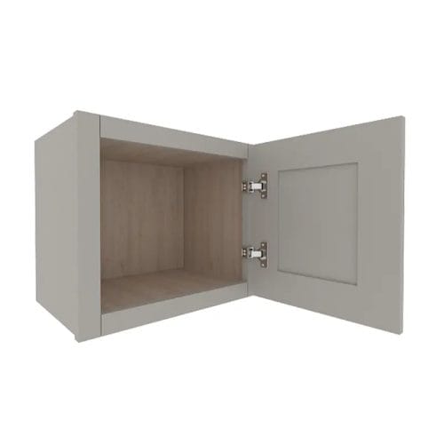 Prestigious Grey Shaker Wall Cabinet with 1 Door