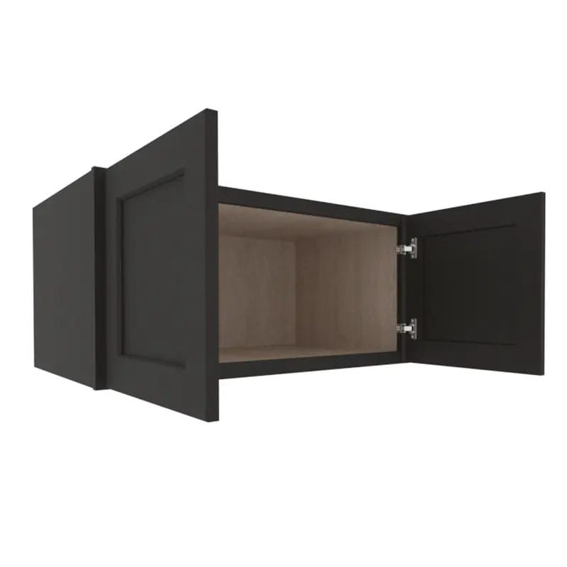 Refined Modern Slate Shaker Wall Fridge Cabinet with 2 Doors