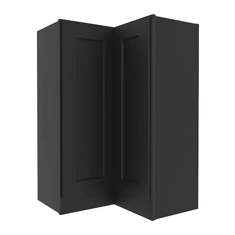 Sovereign Onyx Black Shaker Wall Easy Reach Cabinet with 2 Doors