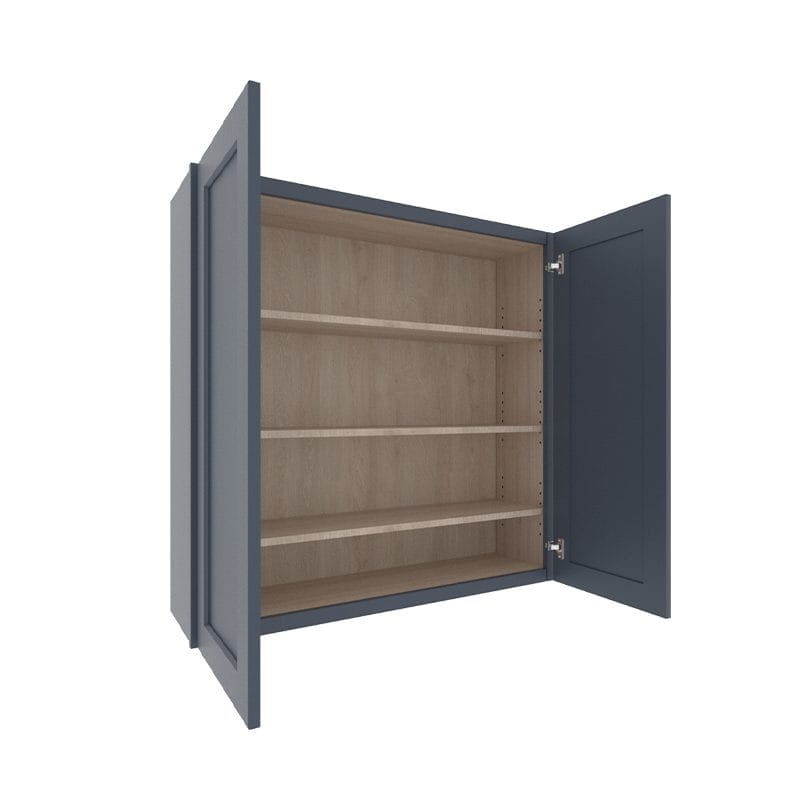 Imperial Midnight Blue Shaker Wall Cabinet with 2 Doors