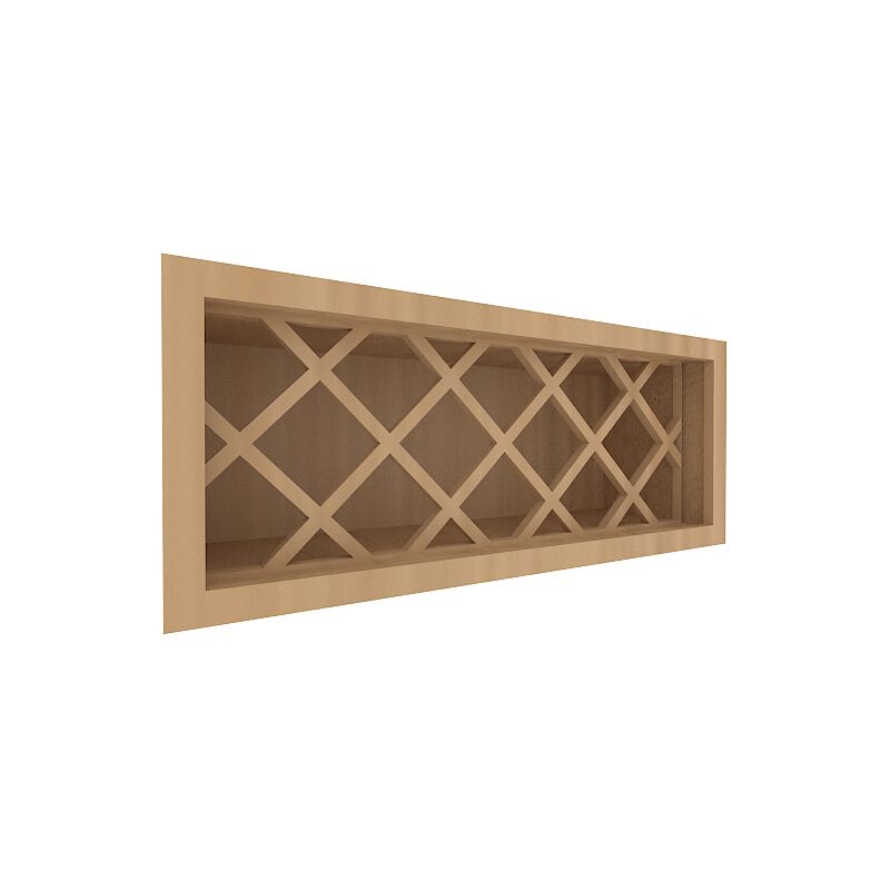 Noble Honey Wheat Shaker Wall Wine Rack