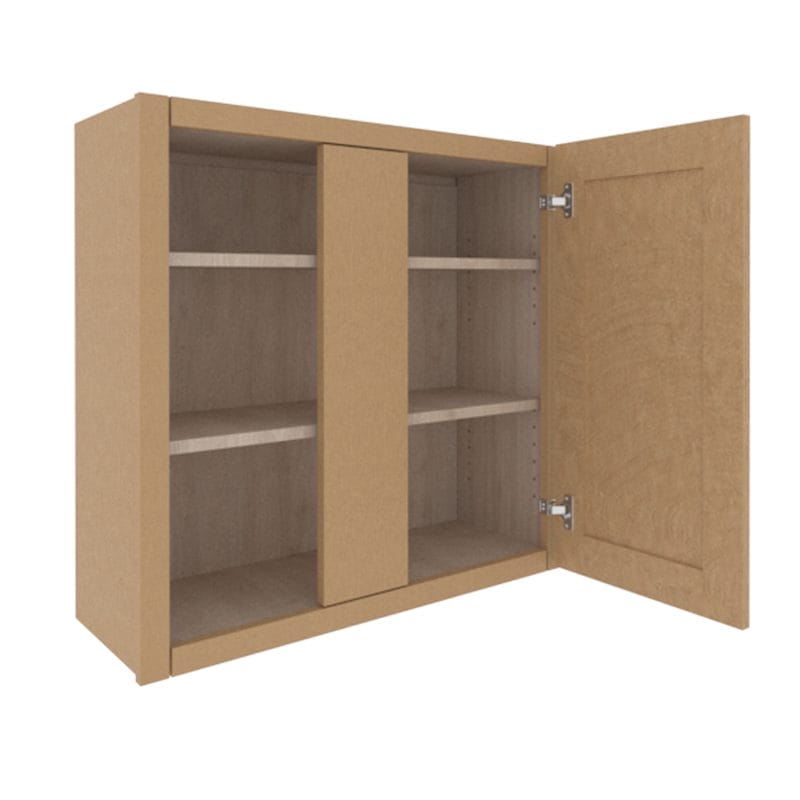 Noble Honey Wheat Shaker Wall Blind Corner Cabinet