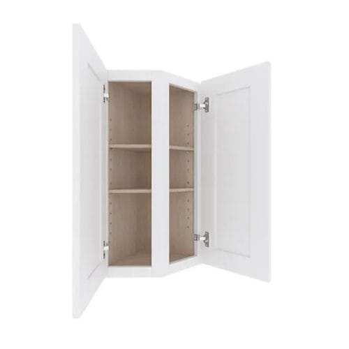 Opulent White Shaker Wall End Cabinet