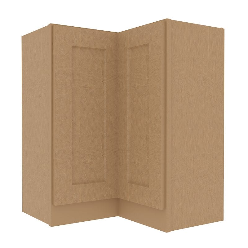 Noble Honey Wheat Shaker Wall Easy Reach Cabinet with 2 Doors