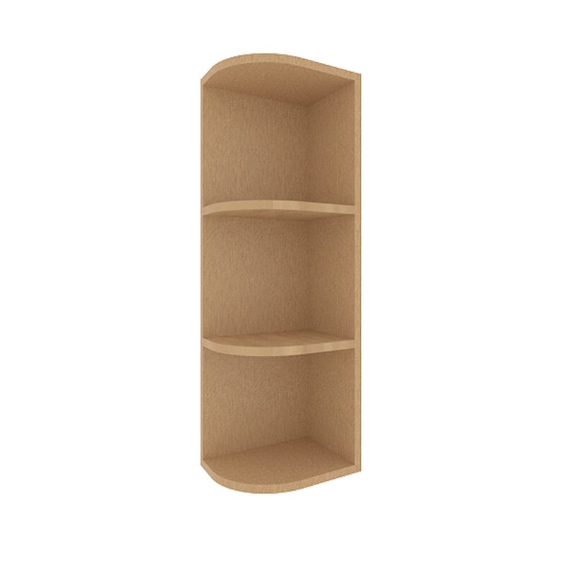 Noble Honey Wheat Shaker Wall End Shelves