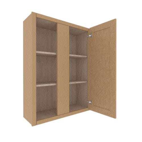Noble Honey Wheat Shaker Wall Blind Corner Cabinet