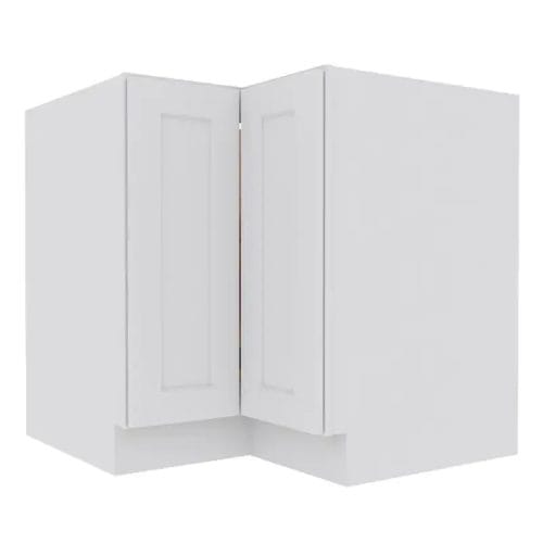 Opulent White Shaker Base Lazy Susan Cabinet