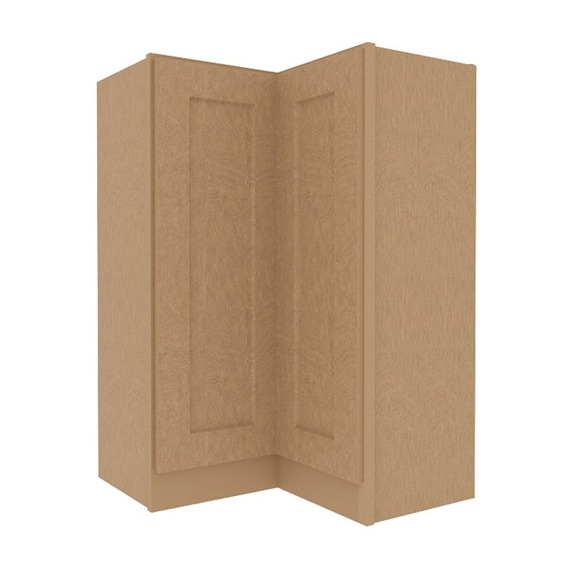 Noble Honey Wheat Shaker Wall Easy Reach Cabinet with 2 Doors