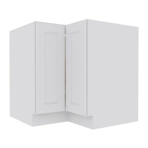 Opulent White Shaker Base Lazy Susan Cabinet