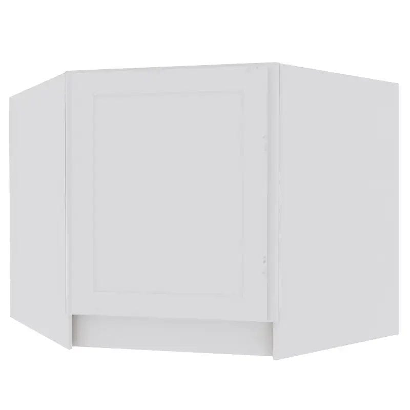 Opulent White Shaker Corner Sink Base Cabinet