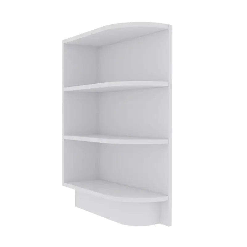 Opulent White Shaker Base End Shelf Cabinet