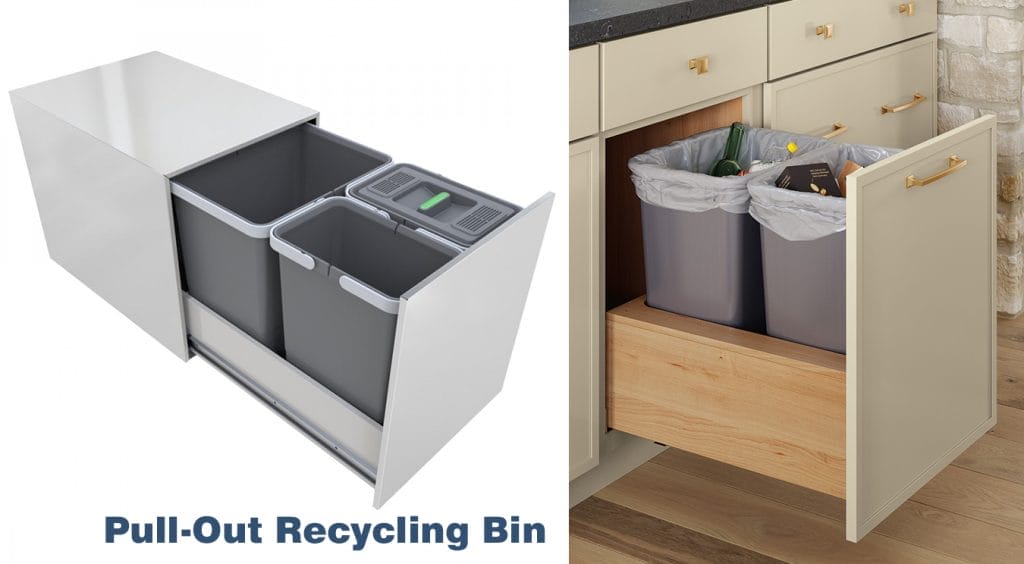Cabinet - Pull Out Recycling Bin Pull-Out Recycling Bin