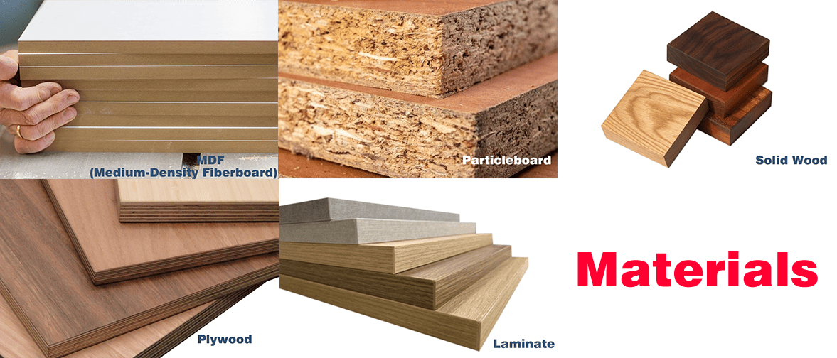 Cabinet - Materials Materials